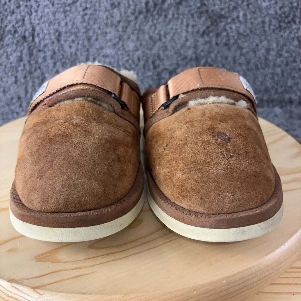 Suicoke Women's Brown Shearling Slippers - Picture 3 of 11